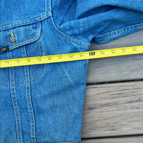 Vintage Lee Denim Trucker Jacket PATD 153438 Good Times! - Picture 4 of 14